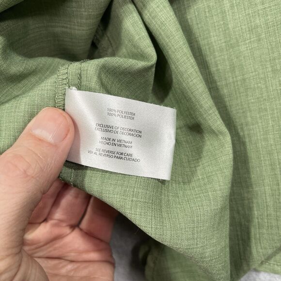 Orvis Men's Green Short Sleeve Button Down Shirt 1369167 Size Large L - Picture 7 of 9